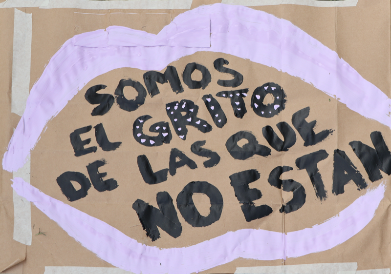 SOMOS EL GRITO DE LAS QUE YA NO ESTÁN