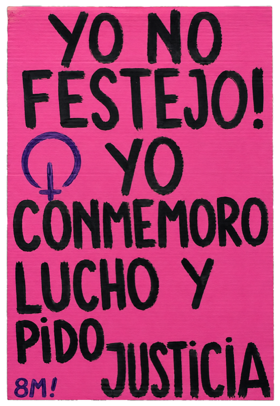 YO NO FESTEJO! YO CONMEMORO LUCHO Y PIDO JUSTICIA