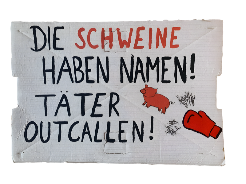 DIE SCHWEINE HABEN NAMEN! TÄTER OUTCALLEN!