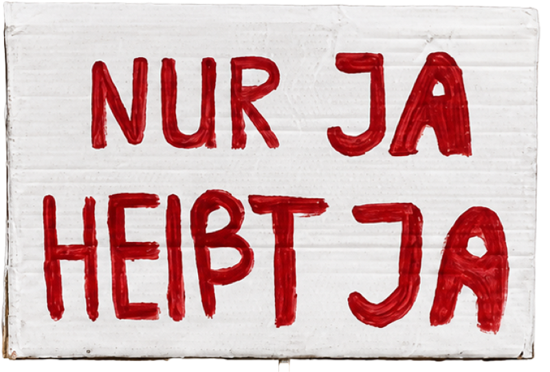 NUR JA HEIßT JA